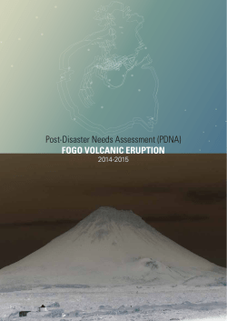 (PDNA) FOGO VOLCANIC ERUPTION