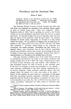 Providence and the American Past