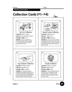 Collection Cards
