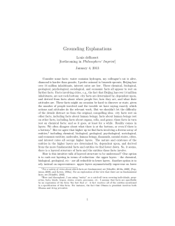 Grounding Explanations
