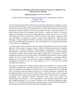 Crystal Structure in Bringing Excellent Electrochemical Properties in
