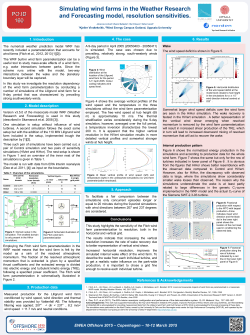 Simulating wind farms in the Weather Research and Forecasting