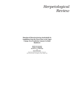 Herpetological Review