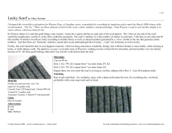 Lucky Scarf by Mary Keenan