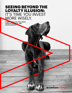 See Beyond the Customer Loyalty Illusion | Accenture