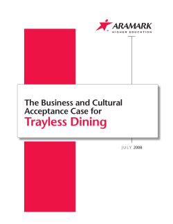 ARAMARK study - Elon University