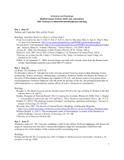 1 Schedule and Readings - Colorado College Sites