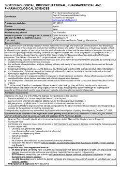 PhD Programme Table