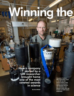How a company started by a UM researcher brought home one of