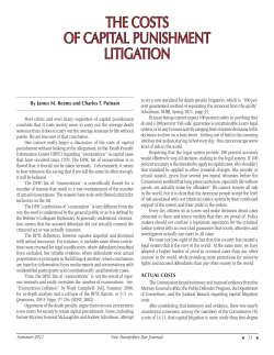 the costs of capital punishment litigation