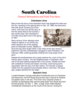 South Carolina - Civil War Tours