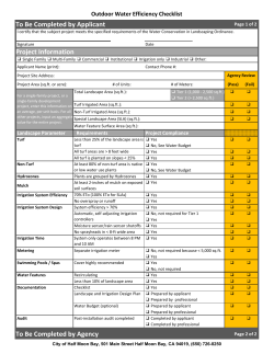 Copy of Outdoor Water Efficiency