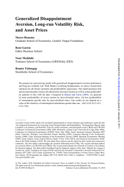 Generalized Disappointment Aversion, Long