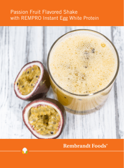 Passion Fruit - Rembrandt Foods