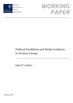 Political Parallelism and Media Coalitions