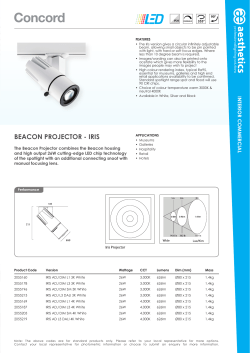 Datasheet - Aesthetics Lighting Solutions