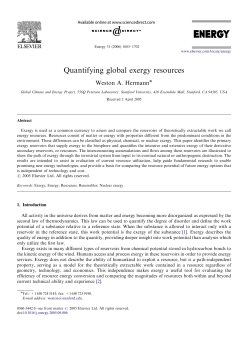 Quantifying global exergy resources