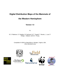 Distribution Maps of Western Hemisphere Birds