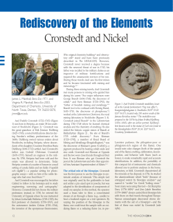 Nickel - UNT Chemistry