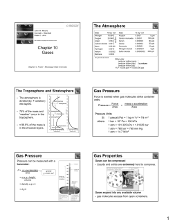 Ch. 10-Gases