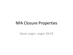 NFA Closure Properties