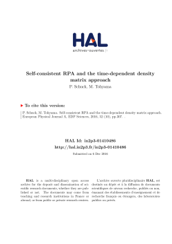 Self-consistent RPA and the time-dependent density matrix