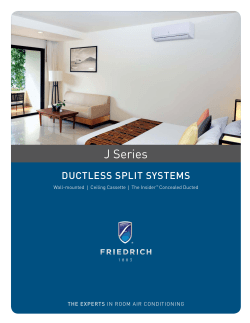 2017 J Series Ductless Brochure (Rev. 2)