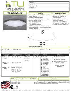 traditions led - Teron Lighting