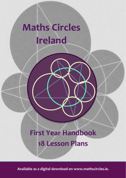 Handbook - Maths Circles Ireland