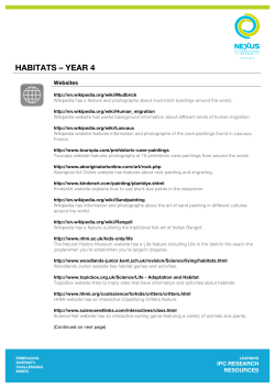 habitats &ndash; year 4 - Nexus International School
