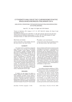 CYTOGENETIC ANALYSIS OF THE Y CHROMOSOME OF NATIVE