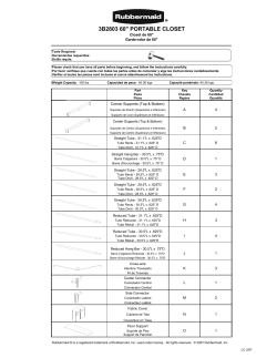 Rubbermaid Portable Closet Assembly Instructions