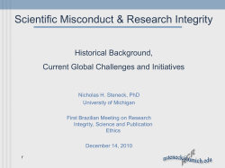 Research Misconduct