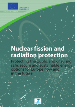 Nuclear fission and radiation protection - Cordis