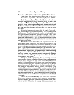 292 Indiana Magazine of History Lewis Cass and the Politics of