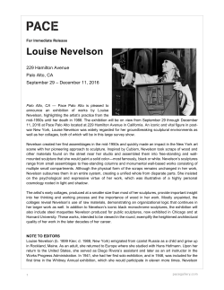 Louise Nevelson - Fondazione Marconi