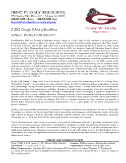 Grady High School profile here