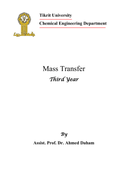 Mass Transfer