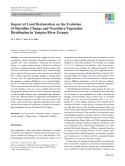 Impact of Land Reclamation on the Evolution of Shoreline Change