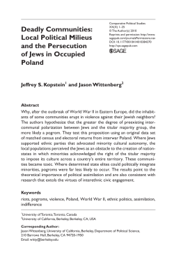 Deadly Communities - University of California, Berkeley