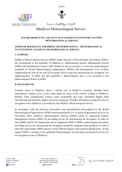 c Maldives Meteorological Service