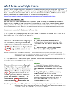 AMA Manual of Style Guide