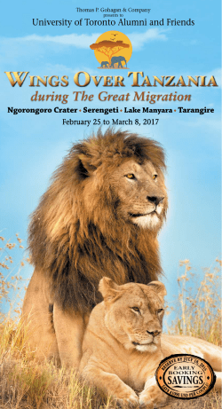 during The Great Migration - University of Toronto Alumni