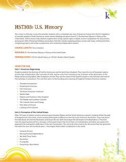 HST303: US History