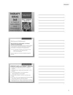 therapy ideas: 365 - New Jersey Speech-Language