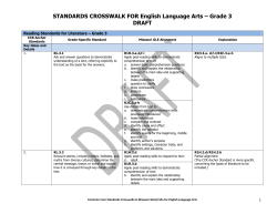 CCSS/GLE 3rd
