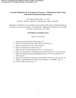 Iron (0) Mediated C-H Activation of 1