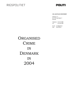 Organized Crime in Denmark in 2004