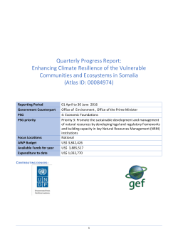 UNDP-PREP Enhancing Climate Resilience of