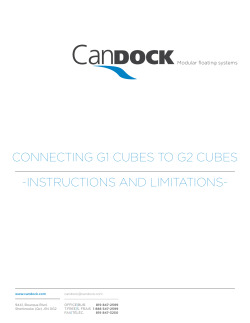 Connecting G1 cubes with G2 cubes INSTRUCTIONS